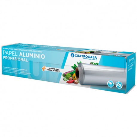 Papel Aluminio  Profesional 40 cm ancho 