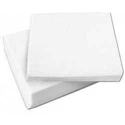 Servilletas de Papel 30x30 Blancas 1 Hoja- Paquete de 100 unds